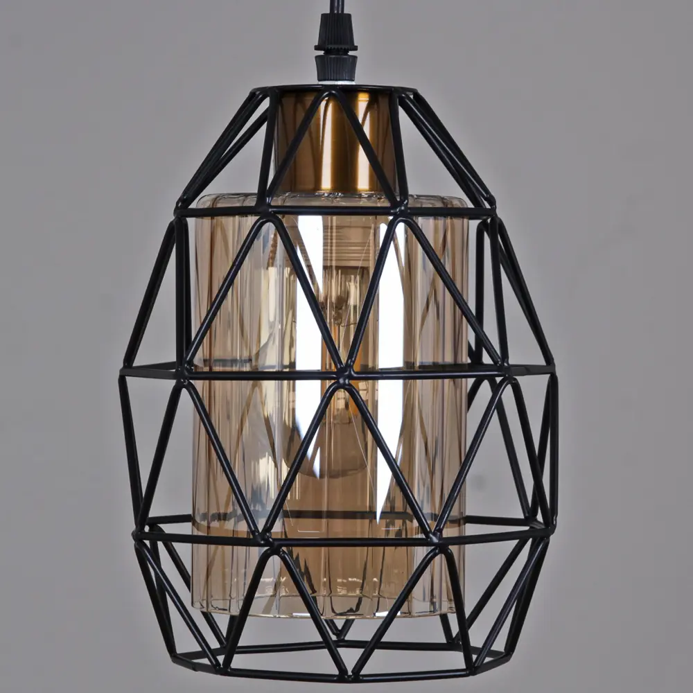 Фото 4 Светильник подвесной Reluce 03342-0.9-01 bk 1 лампа 6 м² цвет желтый Фото 4 Светильник подвесной Reluce 03342-0.9-01 bk 1 лампа 6 м² цвет желтый