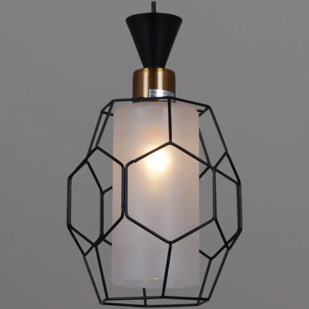 Фото 5 Светильник подвесной Reluce 5641 05641-0.9-01 1 лампа 2 м² цвет белый/черный