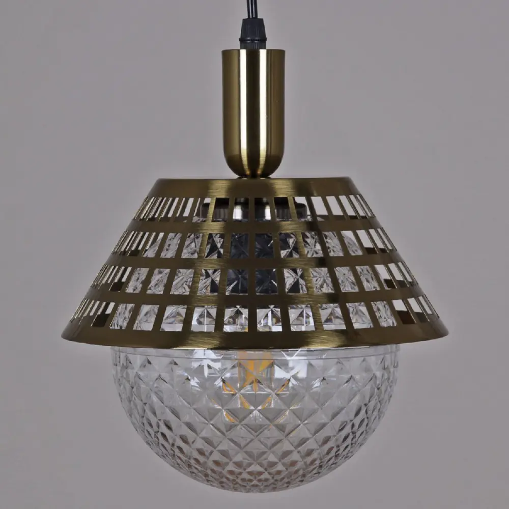 Фото 4 Светильник подвесной Reluce 09881-0.9-03 ab 3 лампы 18 м² цвет прозрачный Фото 4 Светильник подвесной Reluce 09881-0.9-03 ab 3 лампы 18 м² цвет прозрачный