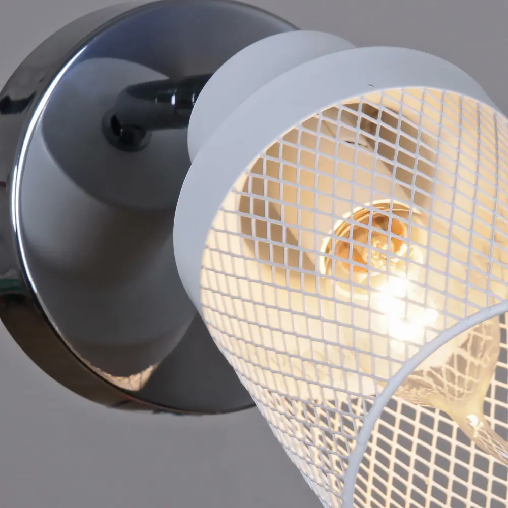 Фото 3 Настенный светильник Reluce 05905-0.8-01 WH+CR цвет серый/серебристый