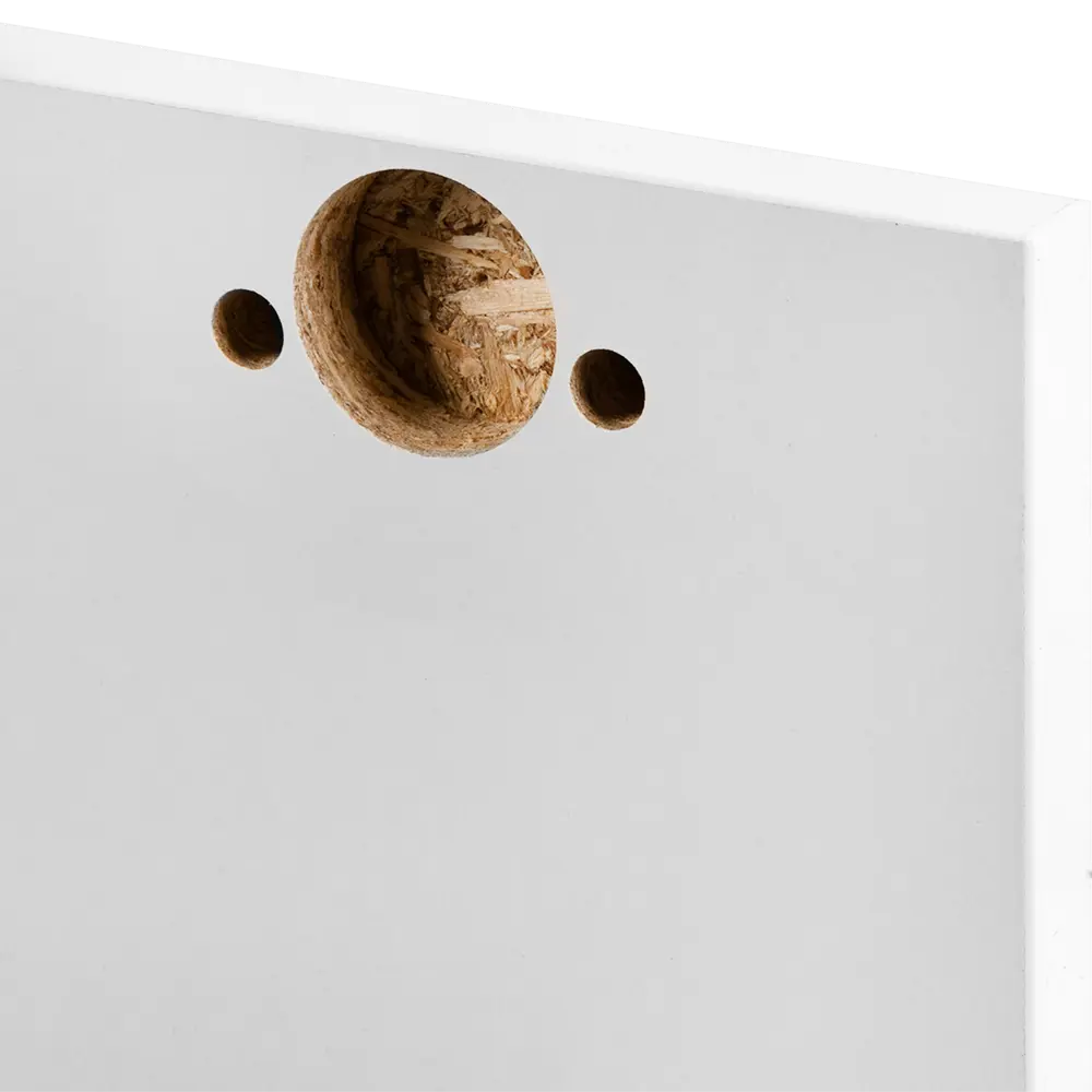 Фото 6 Фасад кухонного шкафа Аша 29.7x102.1 см KONSENSA ЛДСП цвет белый