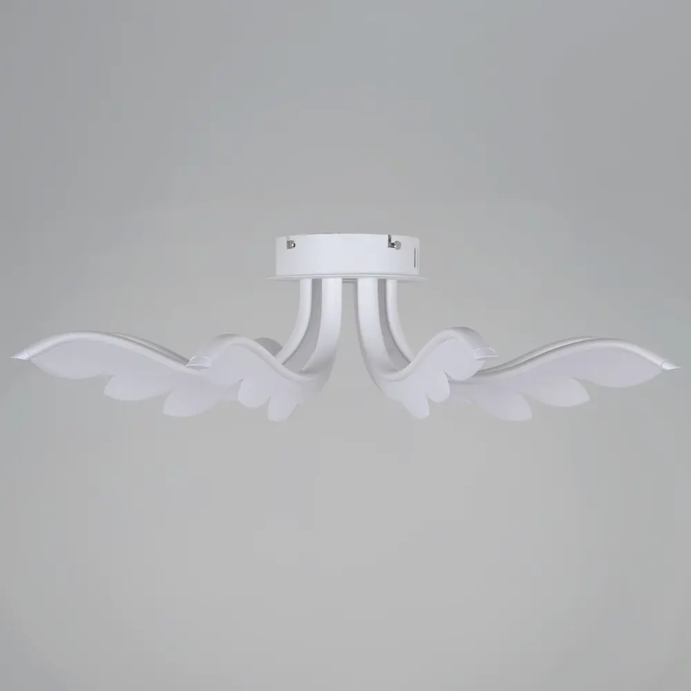 Фото 5 Люстра потолочная светодиодная Reluce 14390-0.3-08S white с пультом управления 18 м² регулируемый белый свет цвет белый Фото 5 Люстра потолочная светодиодная Reluce 14390-0.3-08S white с пультом управления 18 м² регулируемый белый свет цвет белый