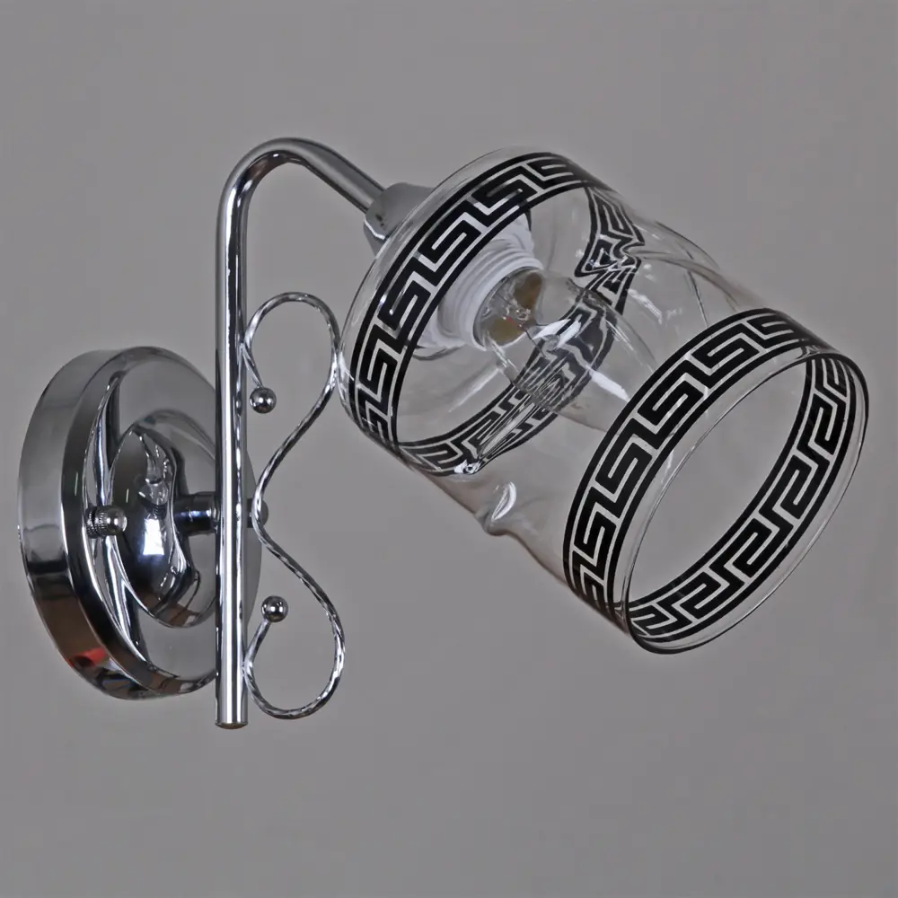 Фото 3 Настенный светильник Reluce 04078-0.2-01 CH цвет серый/серебристый