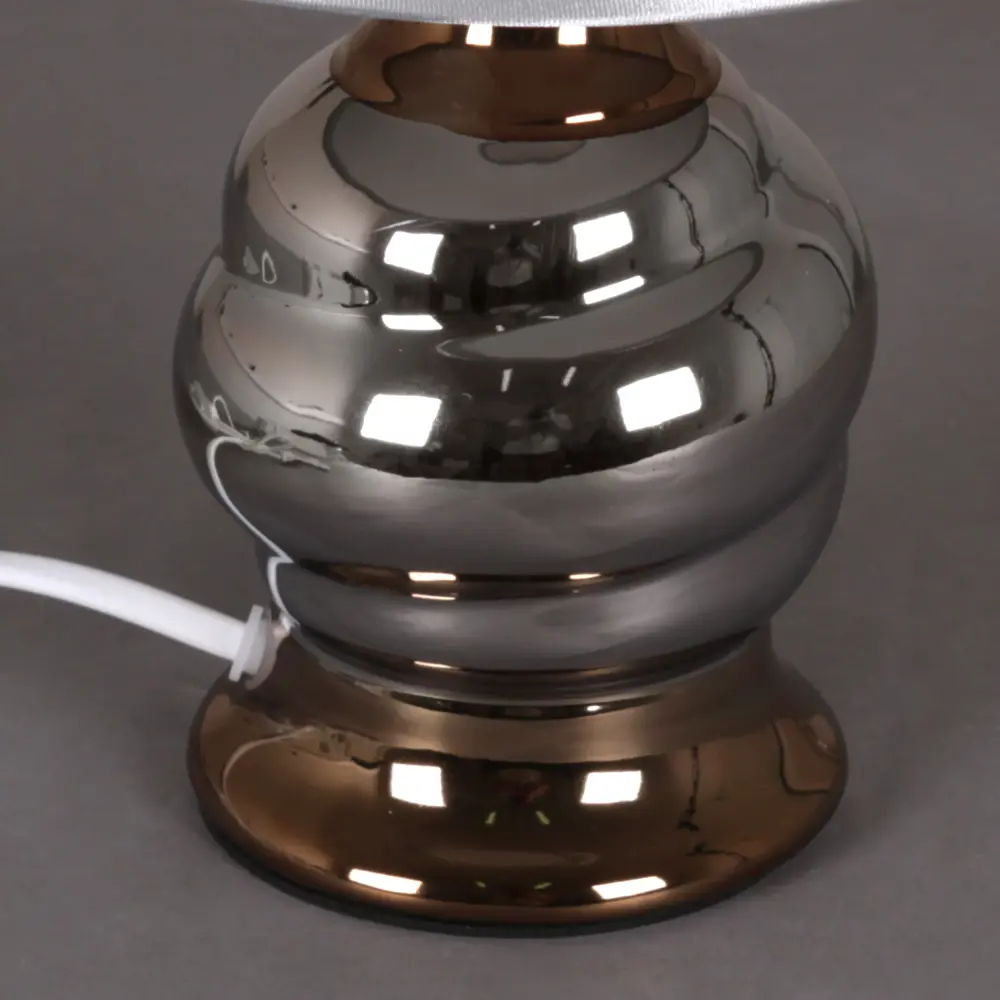 Фото 5 Настольная лампа Reluce 16202-0.7-01e цвет серый/серебристый Фото 5 Настольная лампа Reluce 16202-0.7-01e цвет серый/серебристый