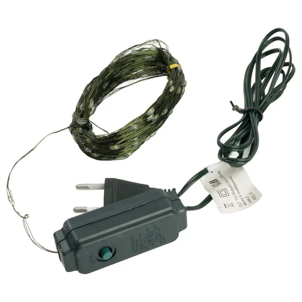 Фото Электрогирлянда Feron CL583 Роса 20 м 200 ламп холодный белый Фото Электрогирлянда Feron CL583 Роса 20 м 200 ламп холодный белый