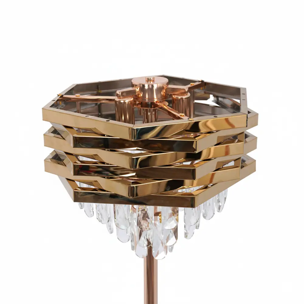 Фото 2 Торшер Estares Rose цвет золото Фото 2 Торшер Estares Rose цвет золото