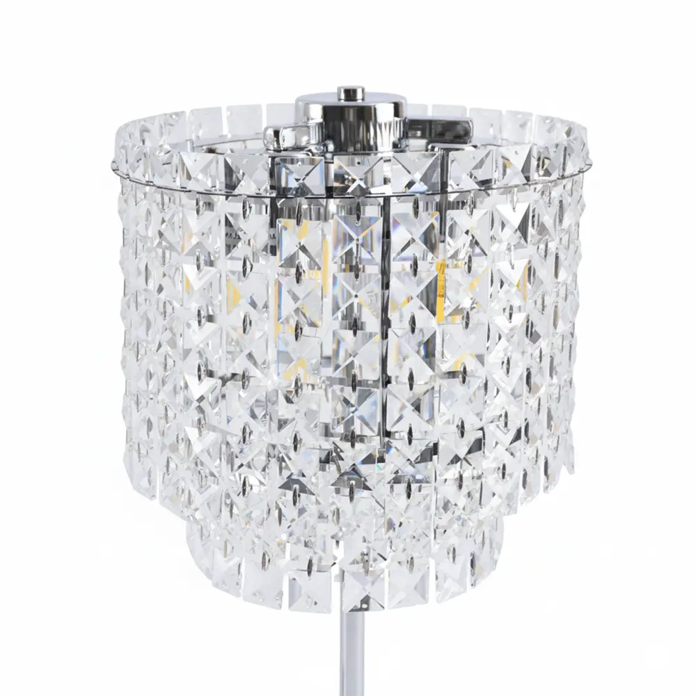 Фото 3 Настольная лампа Estares Diona цвет хром Фото 3 Настольная лампа Estares Diona цвет хром