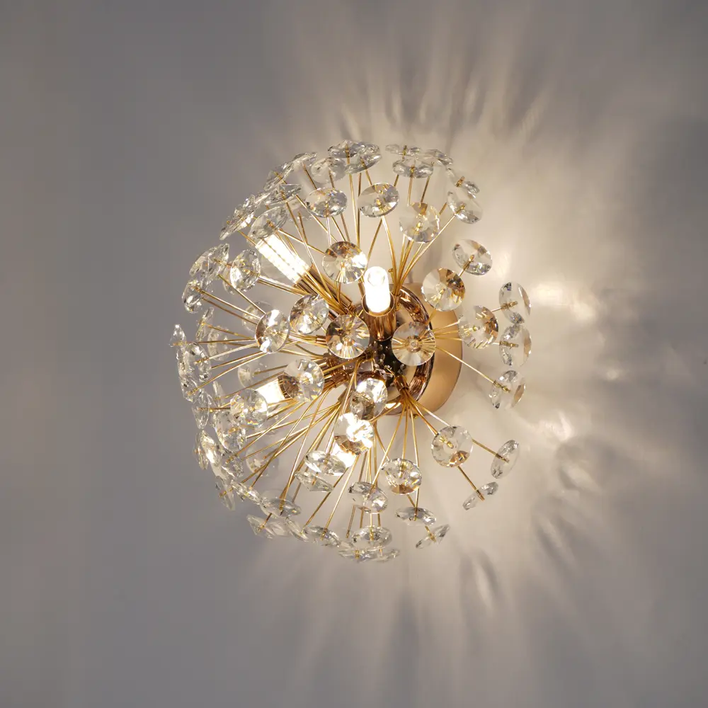 Фото Светильник бра настенный Estares Nessa цвет золото