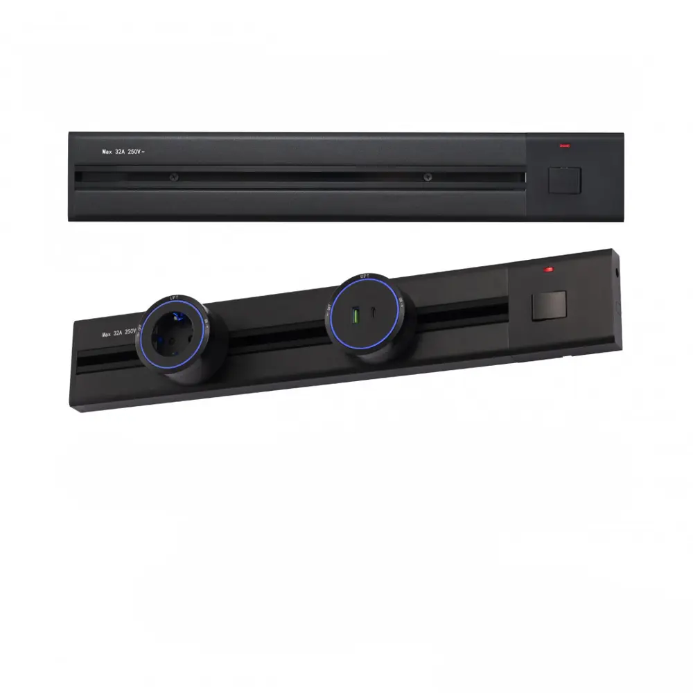 Фото Шинопровод для розеток Arte Milano Am-track-sockets черный 385205TOB/50 Black Фото Шинопровод для розеток Arte Milano Am-track-sockets черный 385205TOB/50 Black