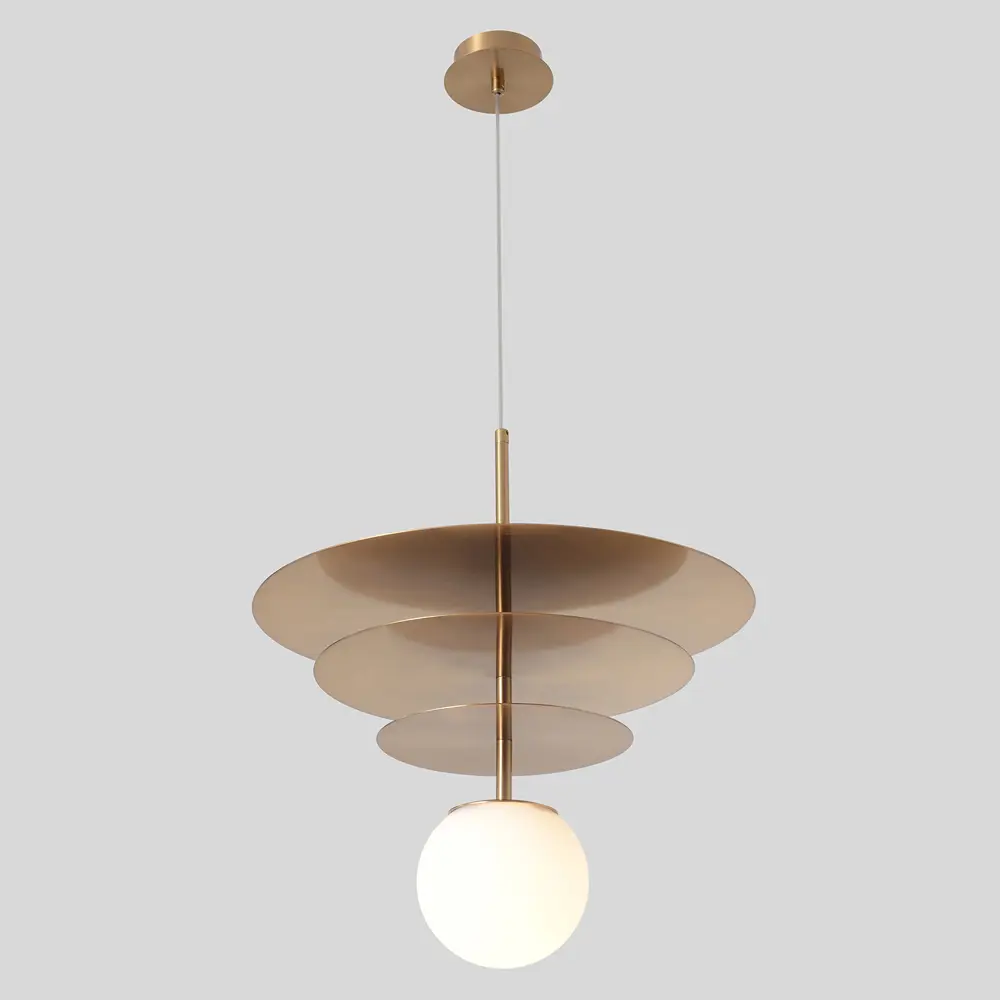 Фото Светильник подвесной Crystal lux Uva sp1.3 1 лампа 2 м² цвет латунь Фото Светильник подвесной Crystal lux Uva sp1.3 1 лампа 2 м² цвет латунь