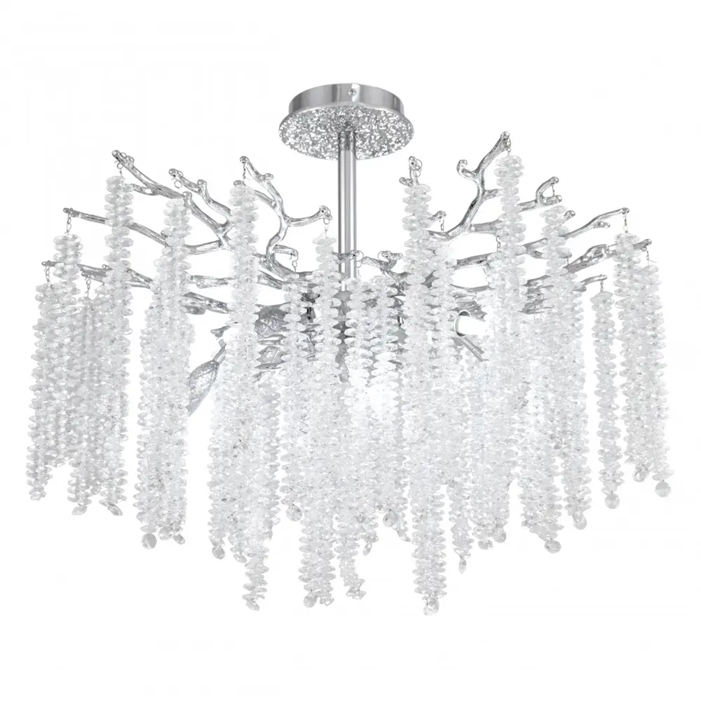 Фото Люстра потолочная Arte Milano 23111.600.8.g9.a cr 8 ламп 16 м² цвет хром Фото Люстра потолочная Arte Milano 23111.600.8.g9.a cr 8 ламп 16 м² цвет хром