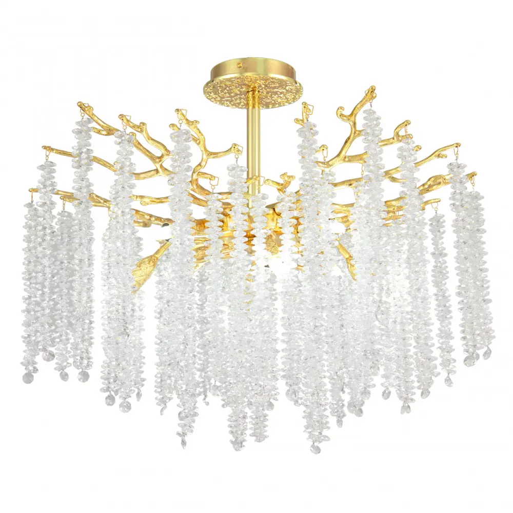 Фото Люстра потолочная Arte Milano 23111.600.8.e14.a gd 8 ламп 16 м² цвет золото Фото Люстра потолочная Arte Milano 23111.600.8.e14.a gd 8 ламп 16 м² цвет золото