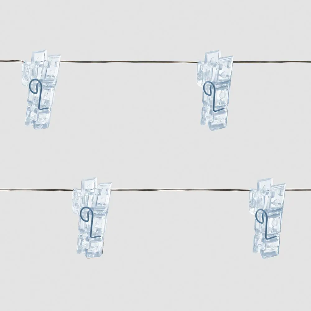 Фото 2 Электрогирлянда Feron CL574 Прищепки нить 4.5 м 50 ламп холодный белый Фото 2 Электрогирлянда Feron CL574 Прищепки нить 4.5 м 50 ламп холодный белый