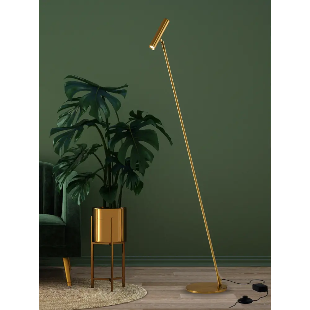 Фото 4 Торшер Moderli Harmo цвет жёлтый/золотой Фото 4 Торшер Moderli Harmo цвет жёлтый/золотой