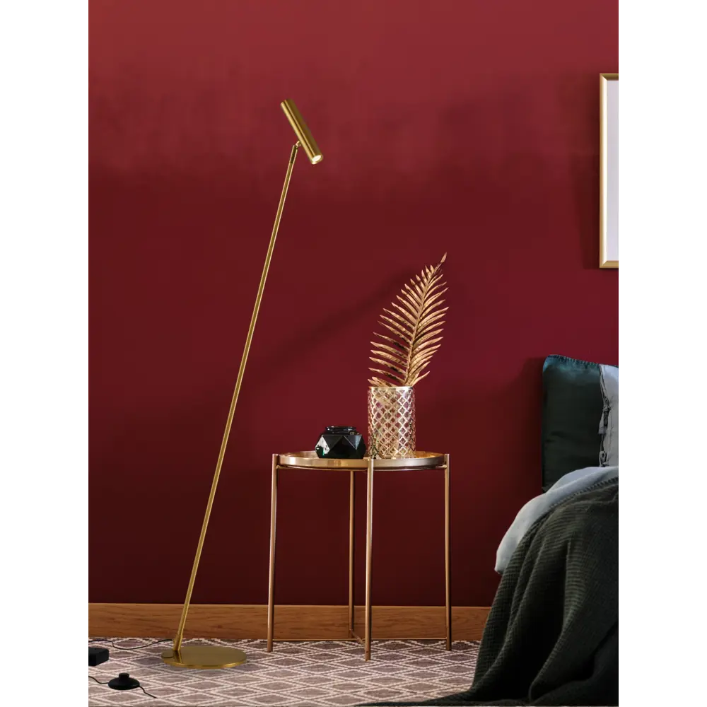 Фото 3 Торшер Moderli Harmo цвет жёлтый/золотой Фото 3 Торшер Moderli Harmo цвет жёлтый/золотой