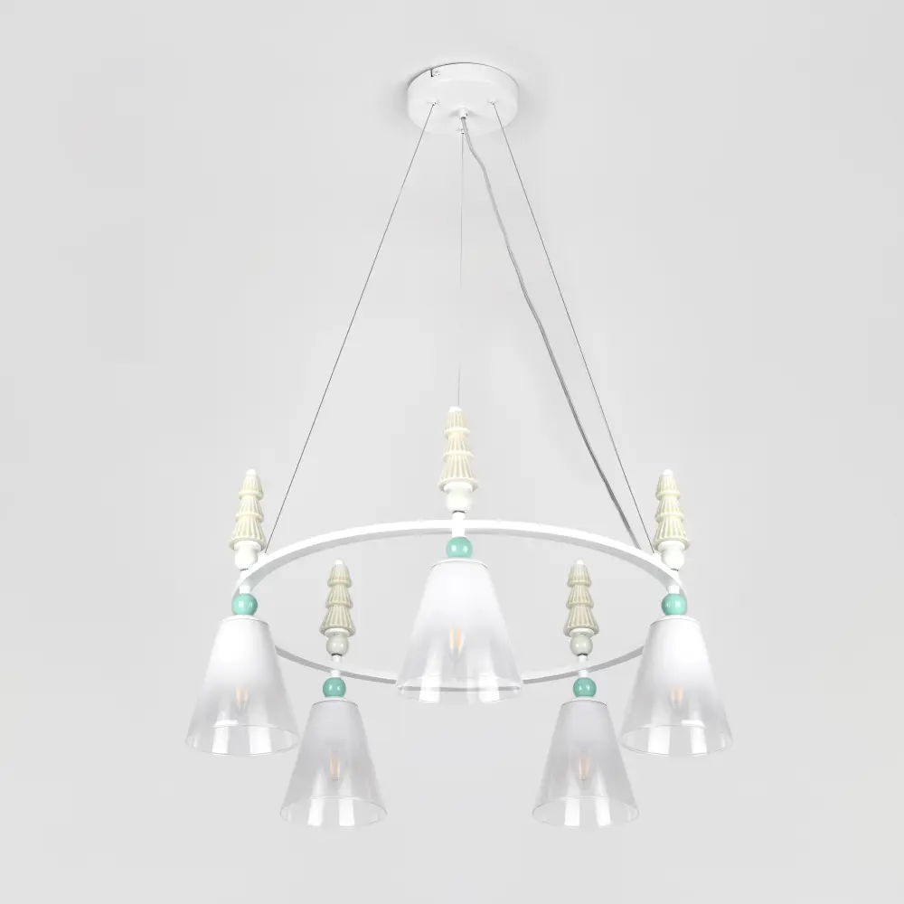 Фото 7 Люстра потолочная Rivoli Cataleya 4146-305 5 ламп 15 м² цвет бежевый Фото 7 Люстра потолочная Rivoli Cataleya 4146-305 5 ламп 15 м² цвет бежевый