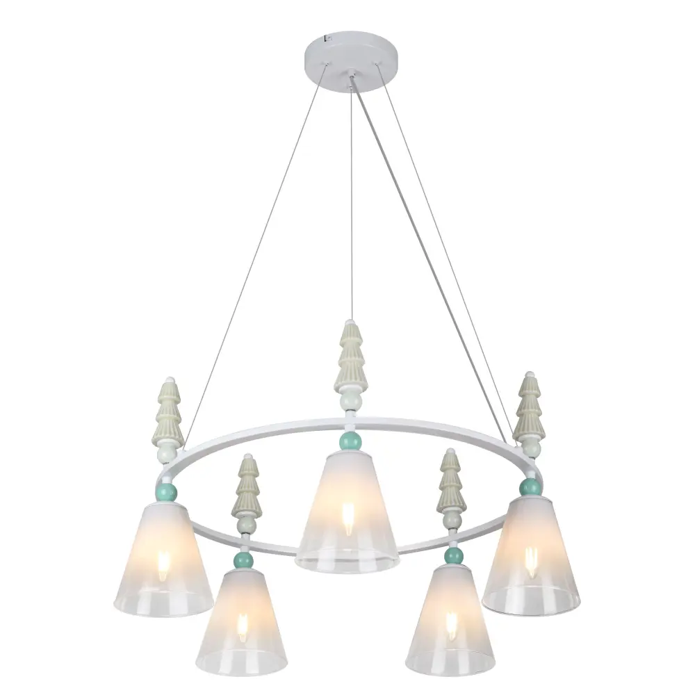 Фото Люстра потолочная Rivoli Cataleya 4146-305 5 ламп 15 м² цвет бежевый Фото Люстра потолочная Rivoli Cataleya 4146-305 5 ламп 15 м² цвет бежевый