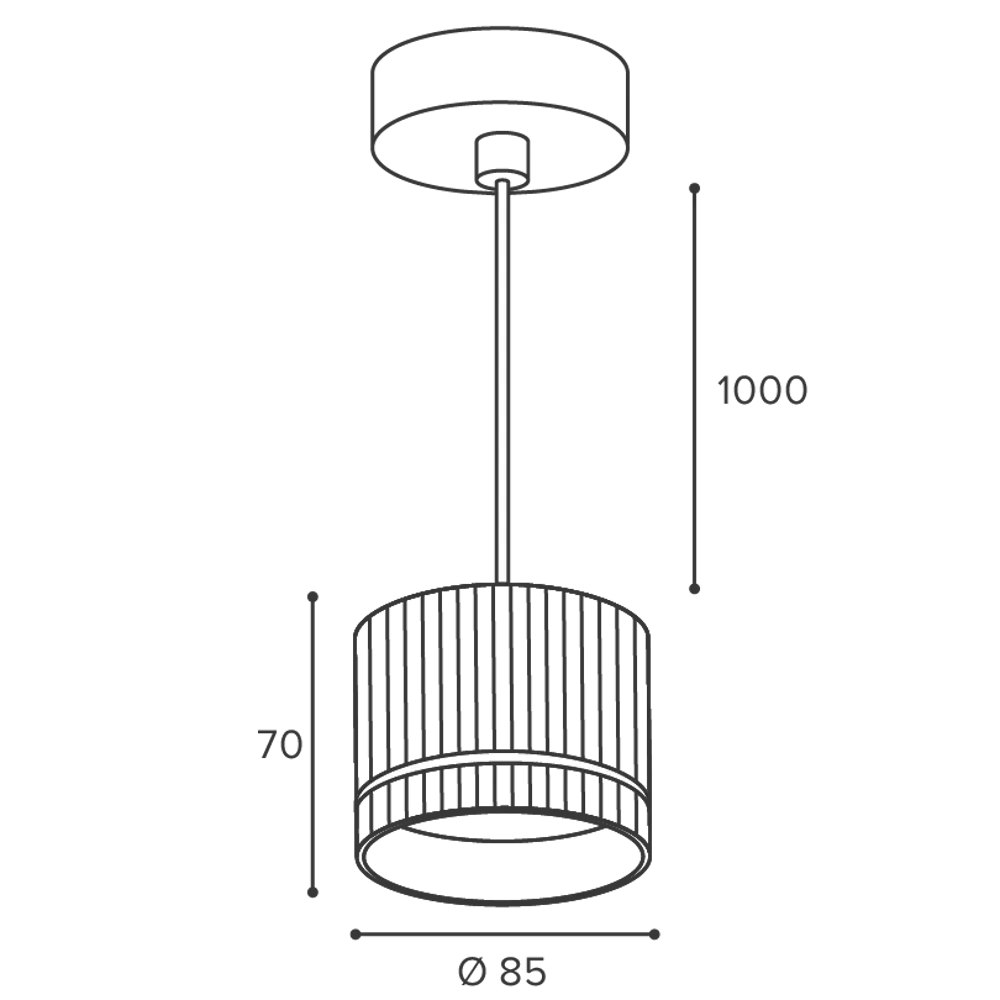 Фото 2 Светильник подвесной Wolta Nimb Wsl-gx53/p18wg 1 лампа 3 м² цвет белый