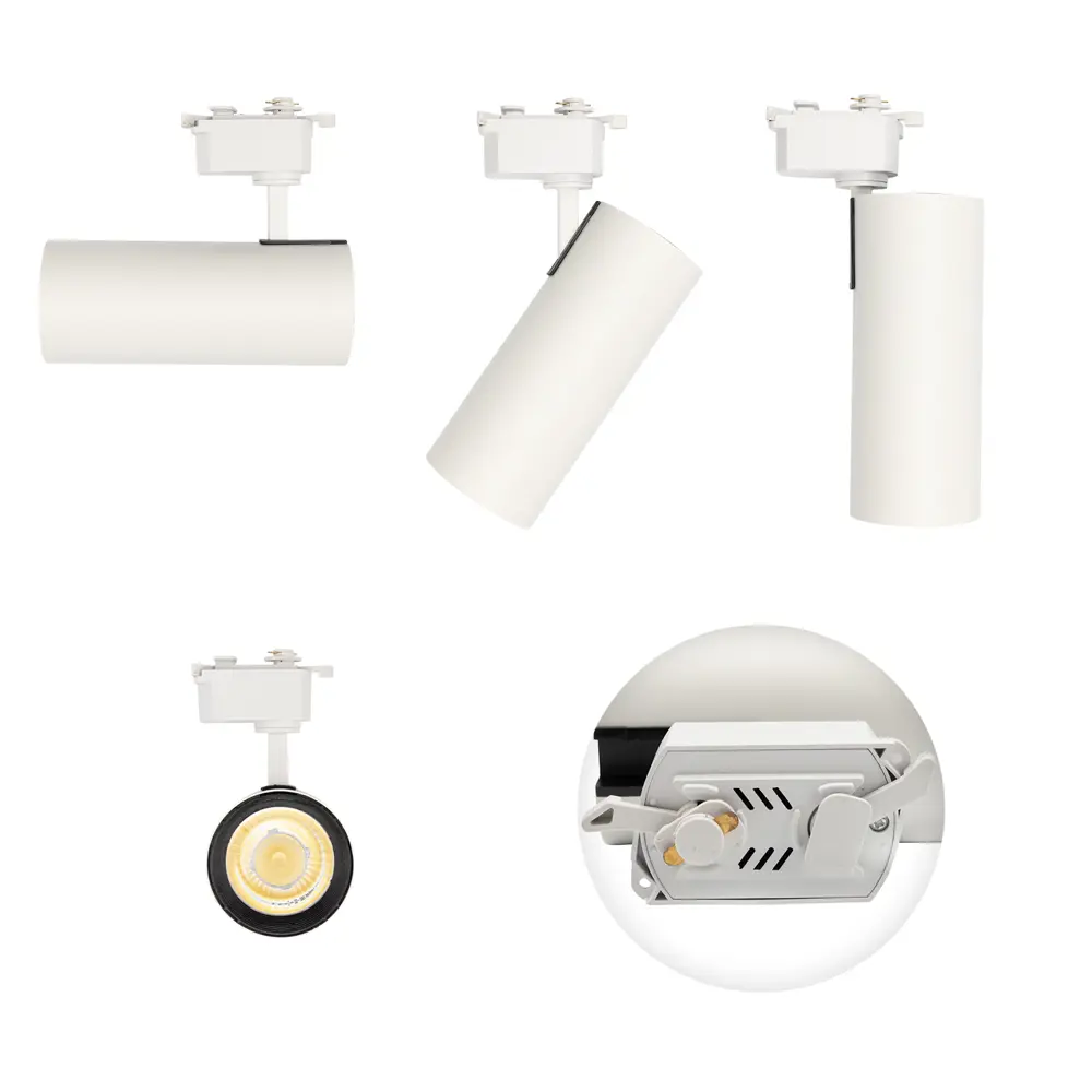 Фото 5 Трековый светильник спот светодиодный Rexant 611-008 30 Вт 3 м² цвет белый Фото 5 Трековый светильник спот светодиодный Rexant 611-008 30 Вт 3 м² цвет белый