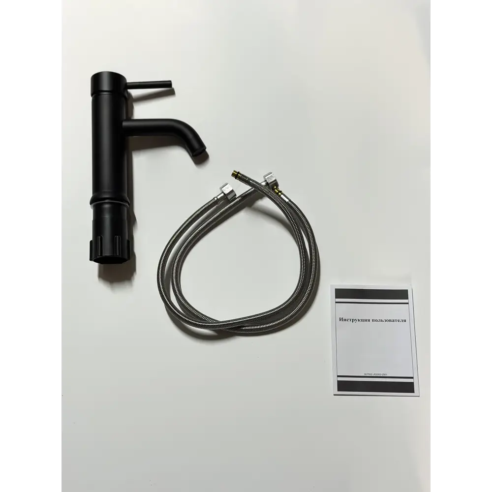 Фото 2 Смеситель для раковины Himixer 1101239BGBMB однорычажный цвет черный матовый Фото 2 Смеситель для раковины Himixer 1101239BGBMB однорычажный цвет черный матовый