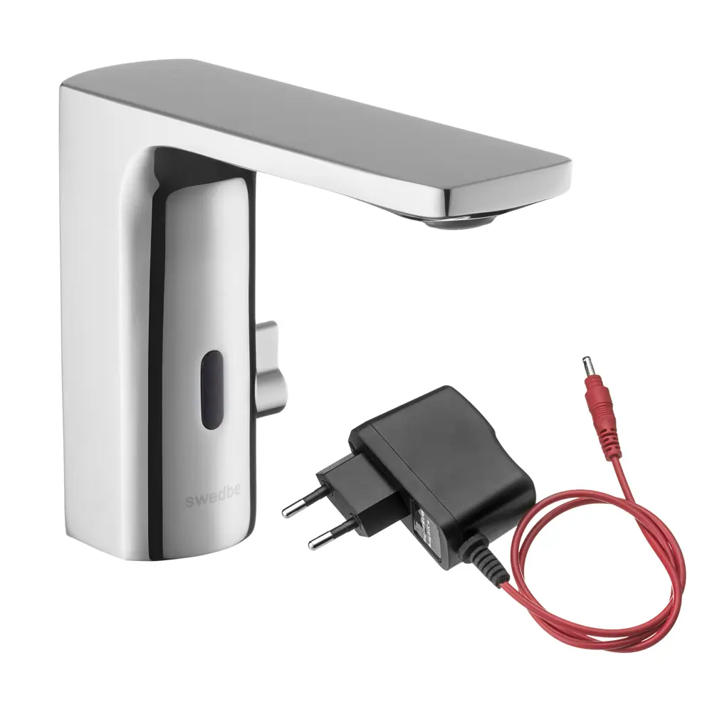 Фото Смеситель для раковины Swedbe Europe 6000-220 сенсорный с блоком питания