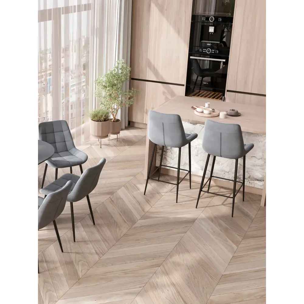 Фото 5 Барный стул Stool group AV 405-N02-K14PM-08(B) Флекс 51x115 см цвет бежевый Фото 5 Барный стул Stool group AV 405-N02-K14PM-08(B) Флекс 51x115 см цвет бежевый