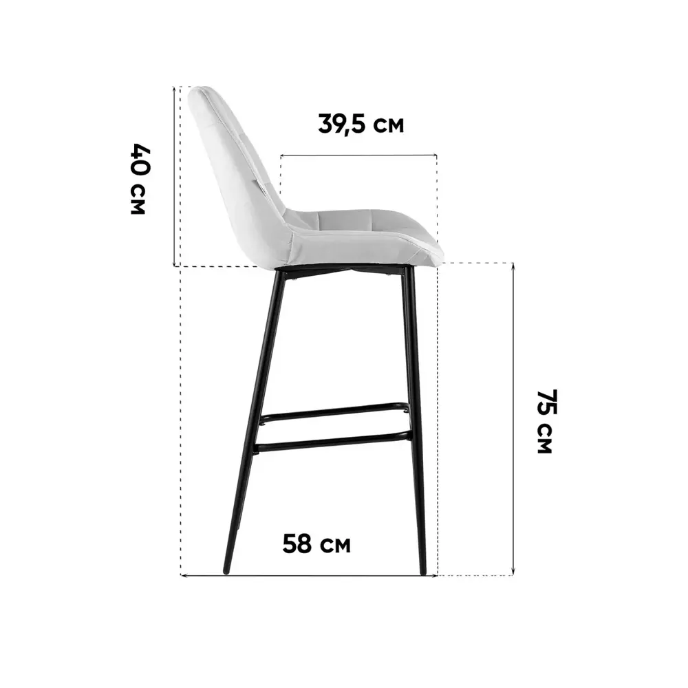 Фото 14 Барный стул Stool group AV 405-N28-K14PM-08(B) Флекс 51x115 см цвет черный Фото 14 Барный стул Stool group AV 405-N28-K14PM-08(B) Флекс 51x115 см цвет черный