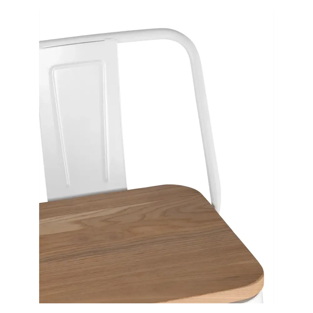 Фото 8 Барный стул Stool group Tolix 43x97 см цвет белый Фото 8 Барный стул Stool group Tolix 43x97 см цвет белый