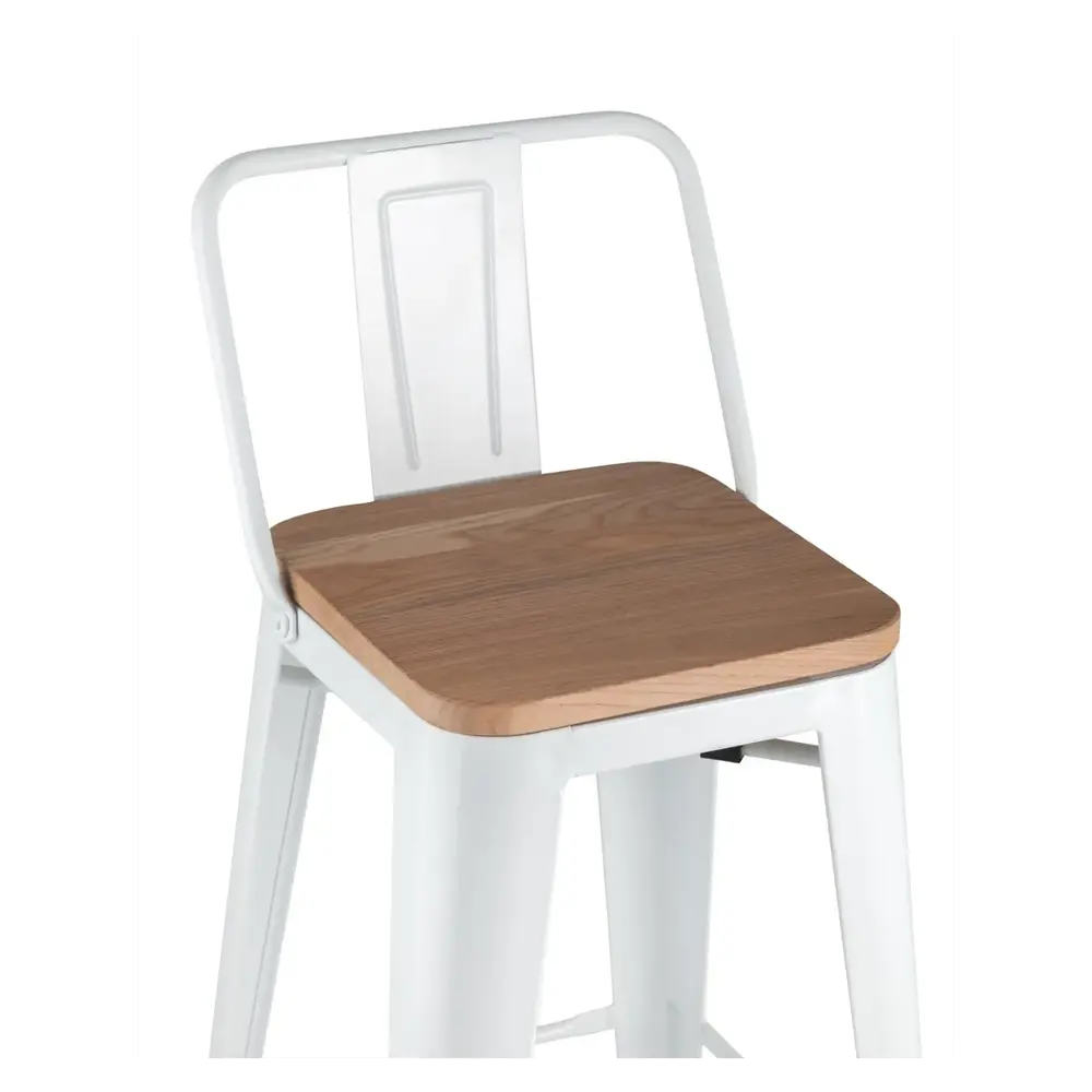 Фото 7 Барный стул Stool group Tolix 43x97 см цвет белый Фото 7 Барный стул Stool group Tolix 43x97 см цвет белый