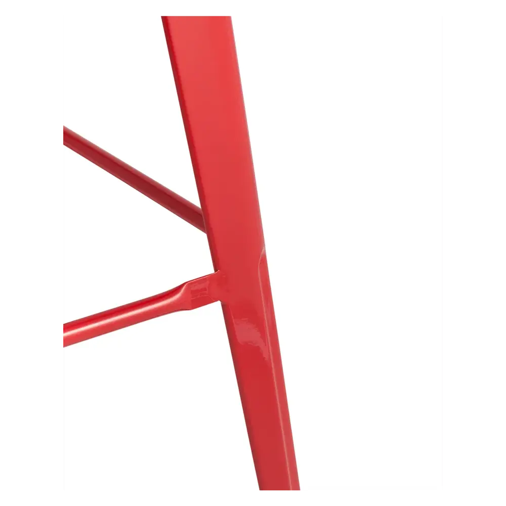 Фото 9 Барный стул Stool group Tolix 43x97 см цвет красный глянцевый, темное дерево Фото 9 Барный стул Stool group Tolix 43x97 см цвет красный глянцевый, темное дерево