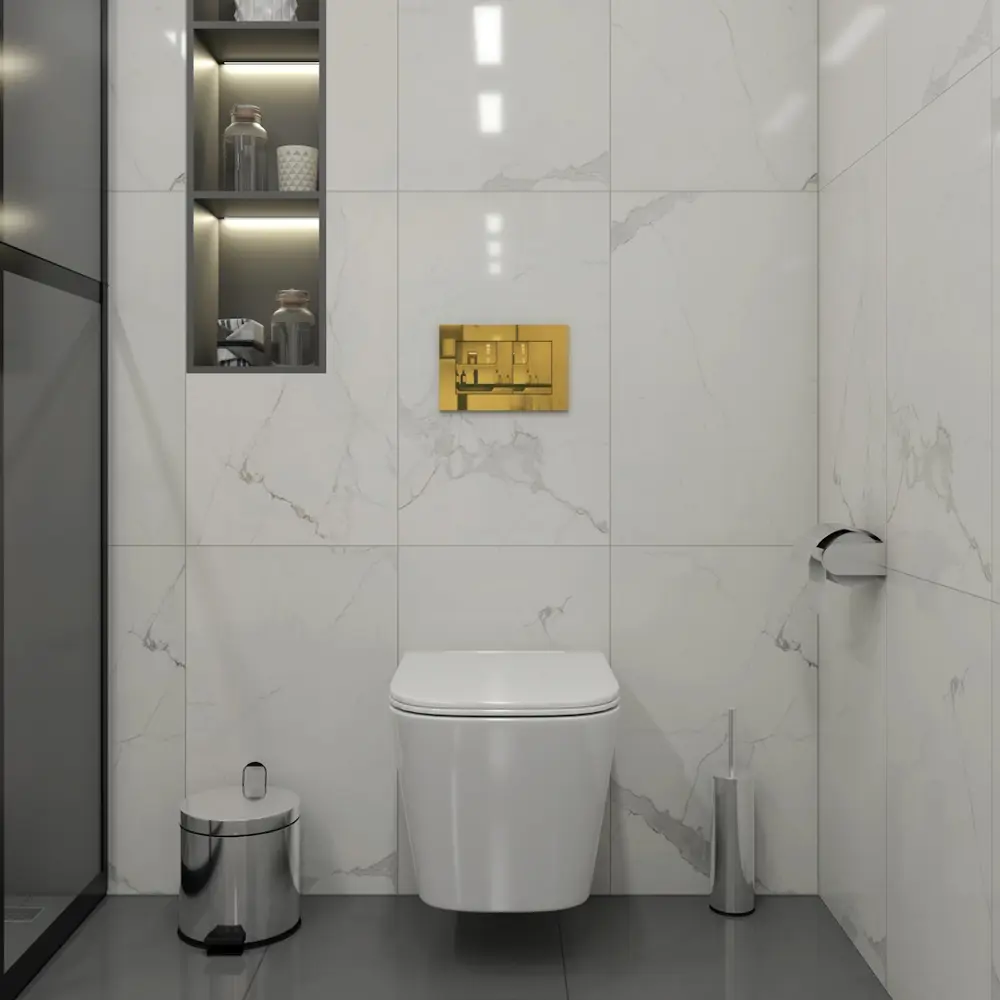 Фото 3 Инсталляция с унитазом комплект 5 в 1 Teymi F16227 унитаз подвесной безободковый Helmi Pro Vortex кнопка золото Фото 3 Инсталляция с унитазом комплект 5 в 1 Teymi F16227 унитаз подвесной безободковый Helmi Pro Vortex кнопка золото