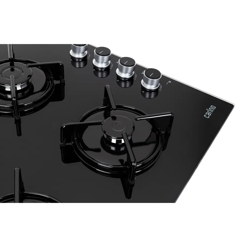 Фото 13 Газовая варочная панель Carino 6400ANGSS 60 см 4 конфорки цвет черный Фото 13 Газовая варочная панель Carino 6400ANGSS 60 см 4 конфорки цвет черный