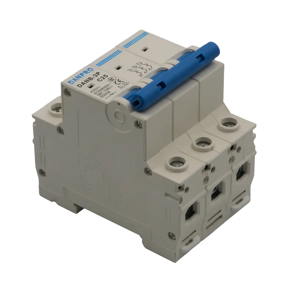 Фото 2 Автоматический выключатель Danpro 1P C25 А 4.5 кА DANB-3P/25 Фото 2 Автоматический выключатель Danpro 1P C25 А 4.5 кА DANB-3P/25