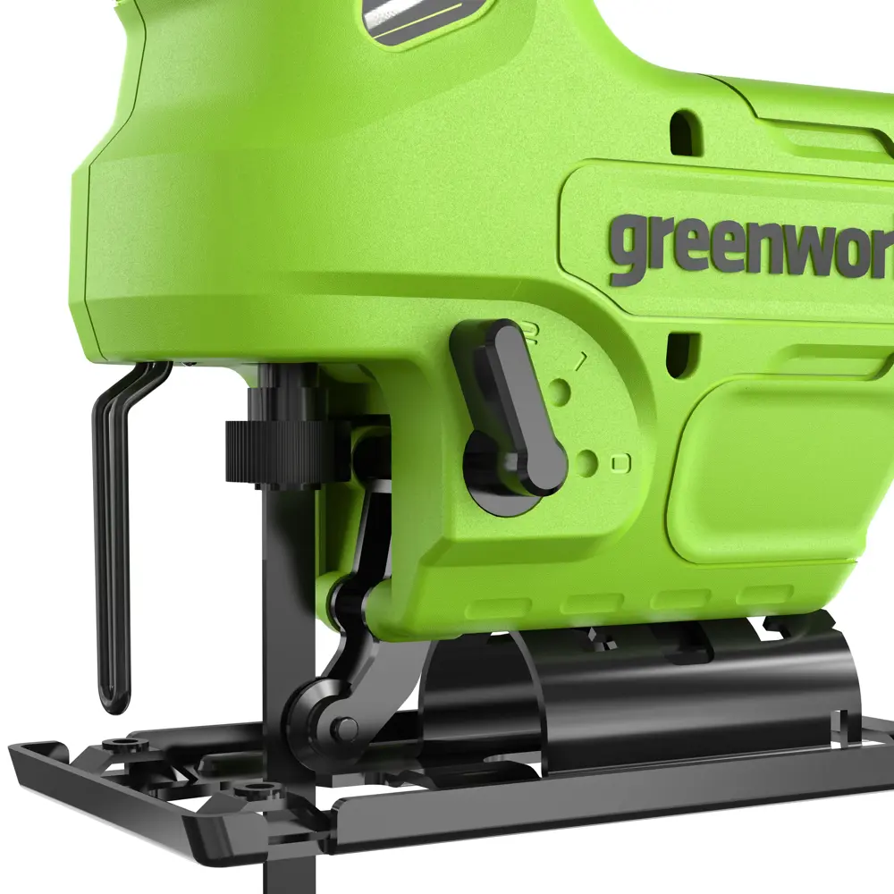 Фото 14 Лобзик аккумуляторный Greenworks GD24JS90 3601707CUB, 24 В Li-Ion 1x4 Ач Фото 14 Лобзик аккумуляторный Greenworks GD24JS90 3601707CUB, 24 В Li-Ion 1x4 Ач