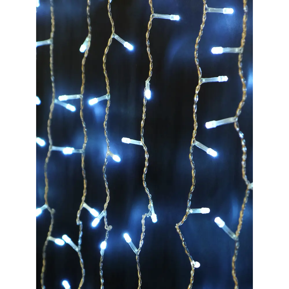 Фото Электрогирлянда Sh lights LDCL368-W-E занавес 368 ламп 1.5x1.5 м белый цвет Фото Электрогирлянда Sh lights LDCL368-W-E занавес 368 ламп 1.5x1.5 м белый цвет