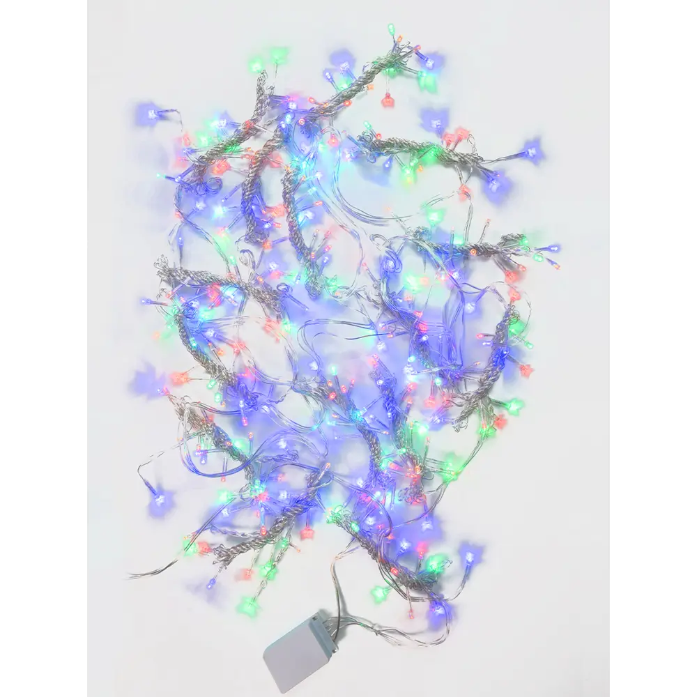 Фото 5 Электрогирлянда Sh lights ICLLD300M-C занавес 300 ламп 3x3 м разноцветный 8 режимов Фото 5 Электрогирлянда Sh lights ICLLD300M-C занавес 300 ламп 3x3 м разноцветный 8 режимов