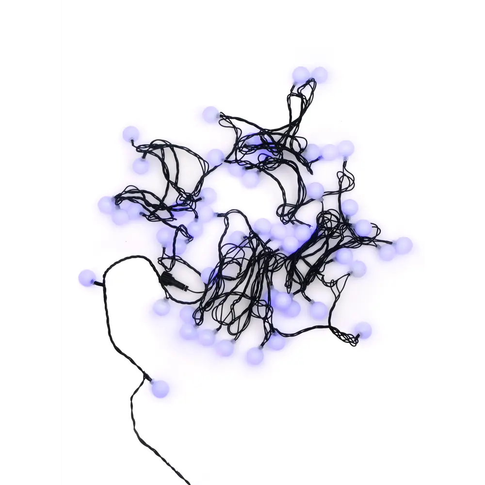 Фото 3 Электрогирлянда Sh lights ILDBL050-B-E 7.5 см 50 ламп теплый белый Фото 3 Электрогирлянда Sh lights ILDBL050-B-E 7.5 см 50 ламп теплый белый