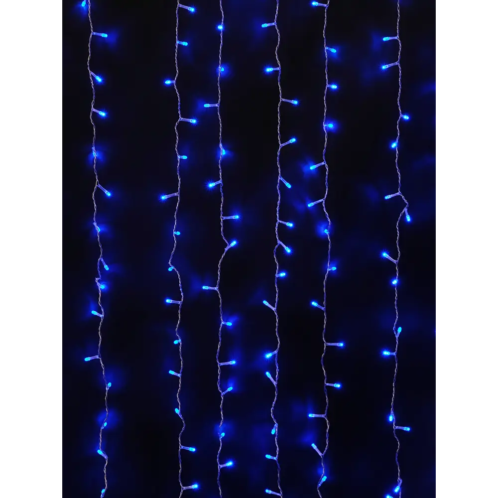 Фото Электрогирлянда Sh lights LDCL528C-B занавес 528 ламп 2.2x3 м синий Фото Электрогирлянда Sh lights LDCL528C-B занавес 528 ламп 2.2x3 м синий