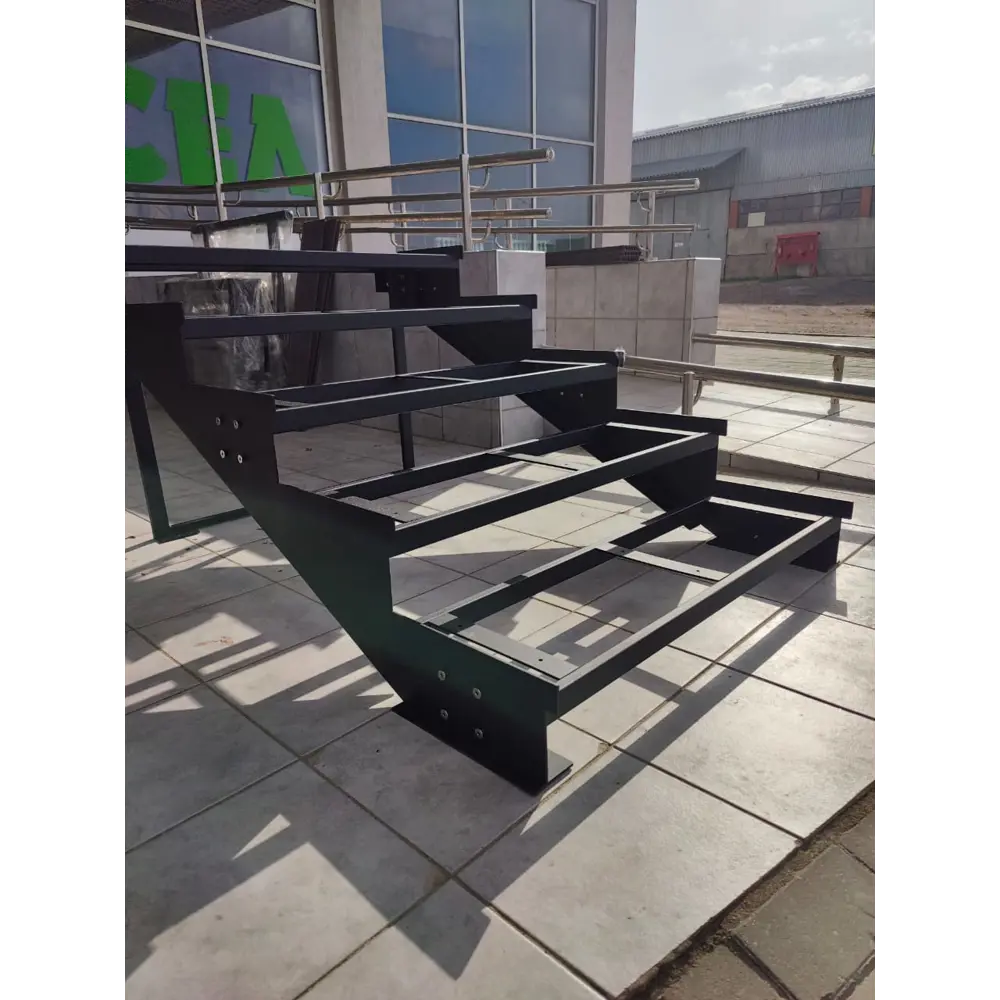 Фото 2 Лестница-крыльцо Мастермарш 1000x1200x7500мм 5 ступеней без ДПК без ограждения Фото 2 Лестница-крыльцо Мастермарш 1000x1200x7500мм 5 ступеней без ДПК без ограждения