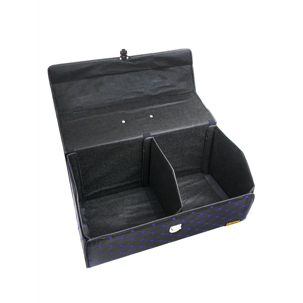 Фото 7 Ящик органайзер в багажник Kingqueen TR-L-BBlue 300x300x300 мм, эко-кожа Фото 7 Ящик органайзер в багажник Kingqueen TR-L-BBlue 300x300x300 мм, эко-кожа