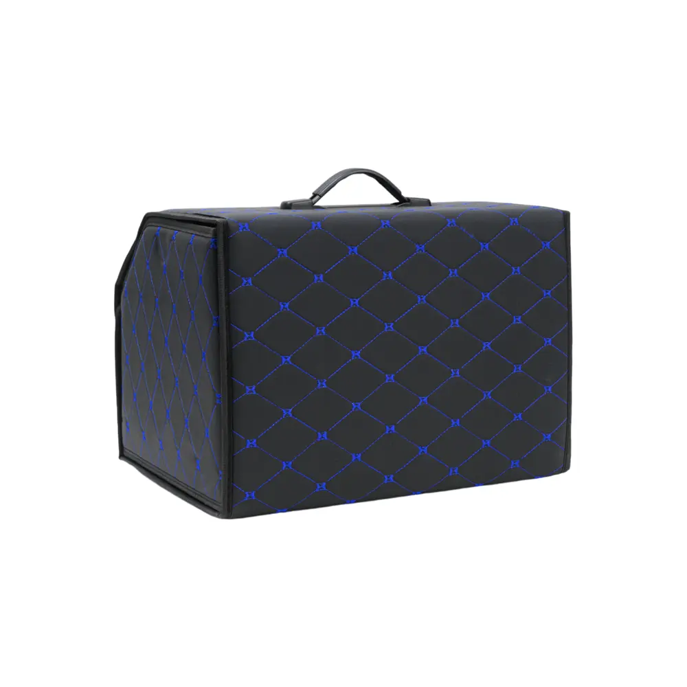 Фото 4 Ящик органайзер в багажник Kingqueen TR--S-BBlue 300x300x300 мм, эко-кожа Фото 4 Ящик органайзер в багажник Kingqueen TR--S-BBlue 300x300x300 мм, эко-кожа