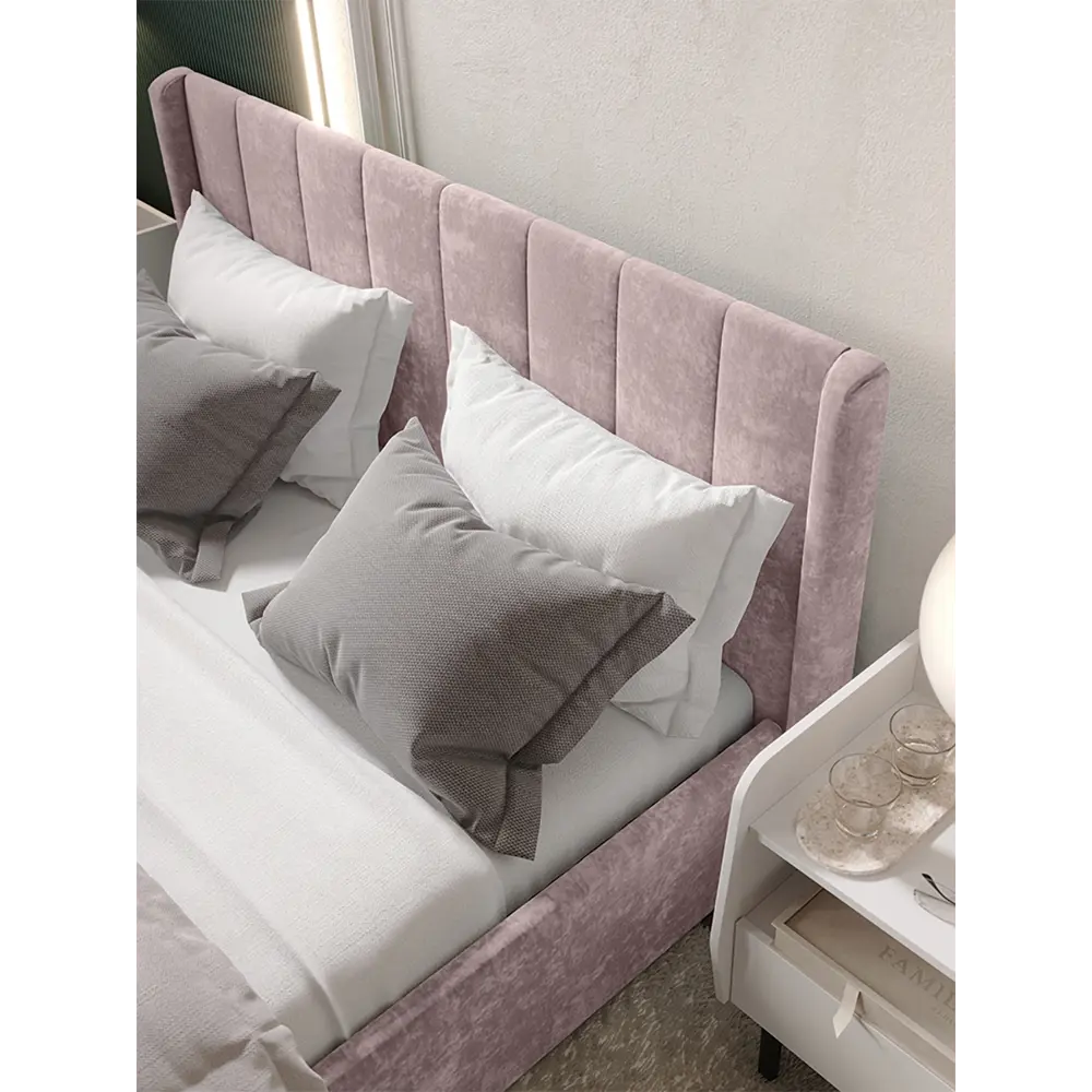 Фото 6 Кровать Bts Версаль 160x200 см цвет шарли пинк Фото 6 Кровать Bts Версаль 160x200 см цвет шарли пинк