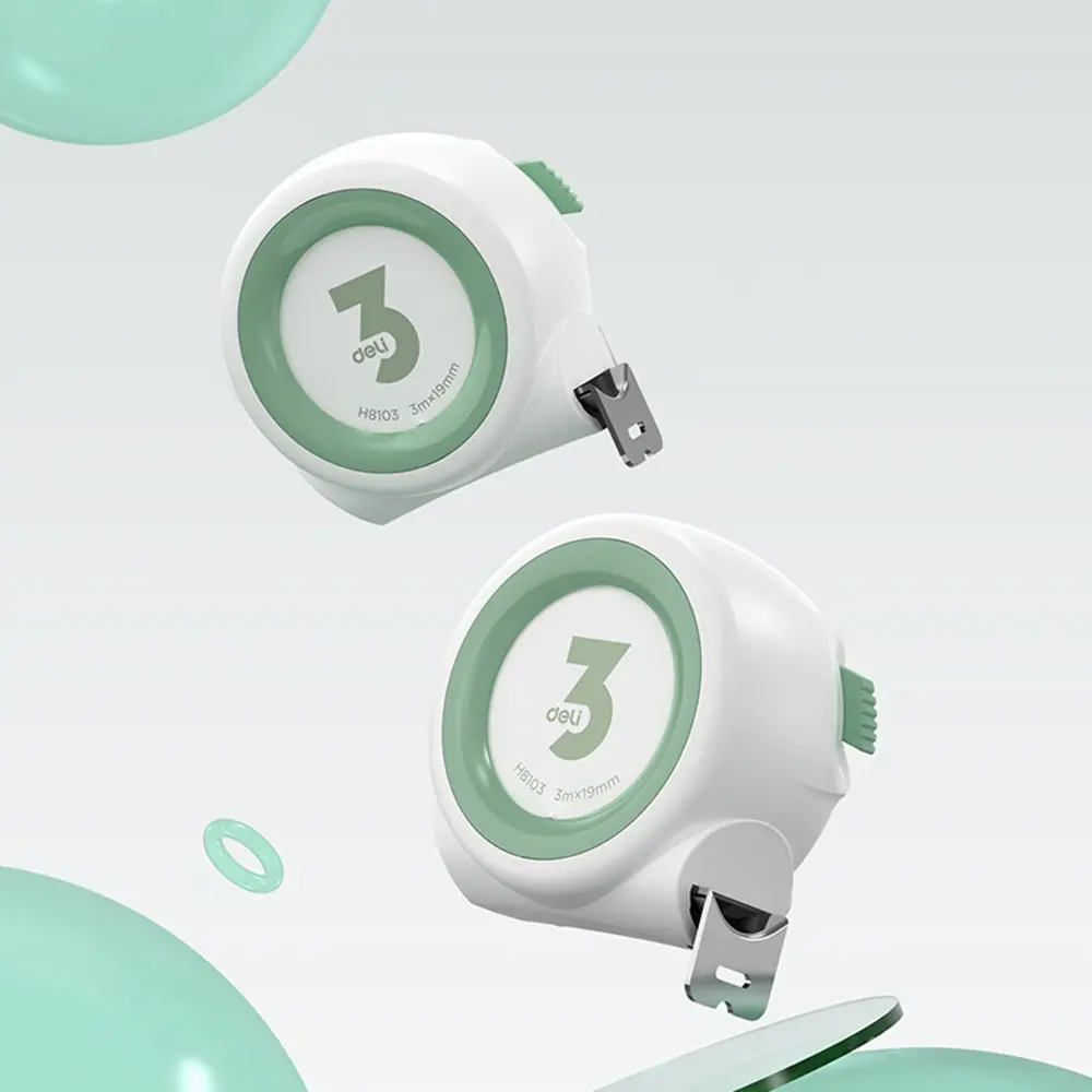 Фото 5 Рулетка Deli Home Series White H8103 3 м x 16 мм Фото 5 Рулетка Deli Home Series White H8103 3 м x 16 мм