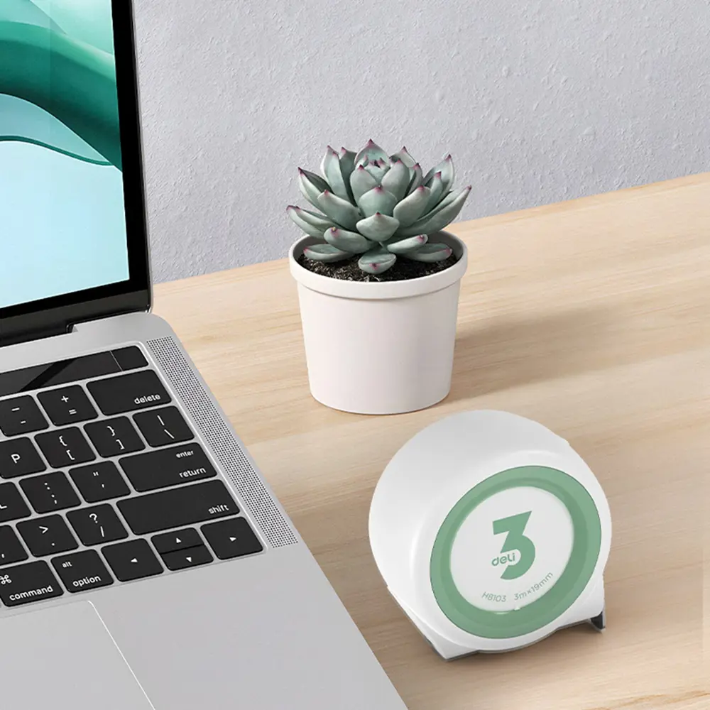 Фото 4 Рулетка Deli Home Series White H8103 3 м x 16 мм Фото 4 Рулетка Deli Home Series White H8103 3 м x 16 мм