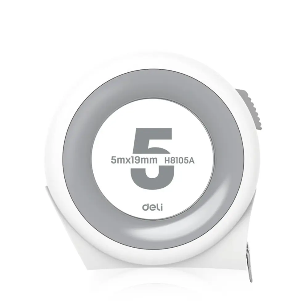 Фото Рулетка Deli Home Series White H8105A 5 м x 19 мм Фото Рулетка Deli Home Series White H8105A 5 м x 19 мм
