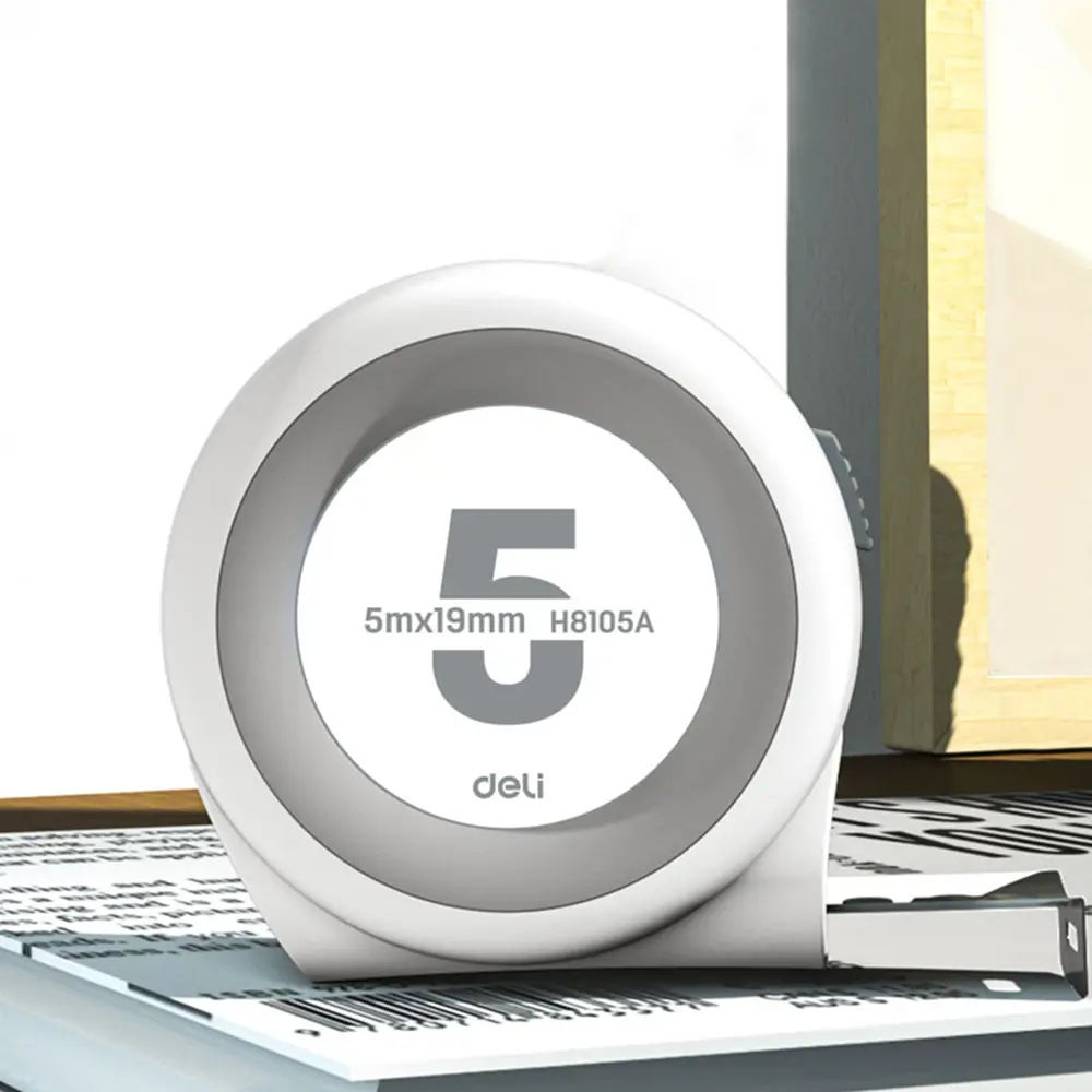 Фото 3 Рулетка Deli Home Series White H8105A 5 м x 19 мм Фото 3 Рулетка Deli Home Series White H8105A 5 м x 19 мм