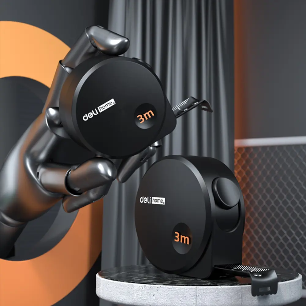 Фото 12 Рулетка Deli Home Series Black HT8316 3 м x 16 мм Фото 12 Рулетка Deli Home Series Black HT8316 3 м x 16 мм