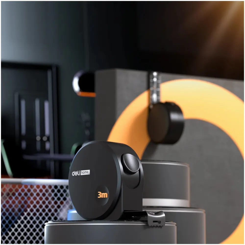 Фото 15 Рулетка Deli Home Series Black HT8316 3 м x 16 мм Фото 15 Рулетка Deli Home Series Black HT8316 3 м x 16 мм