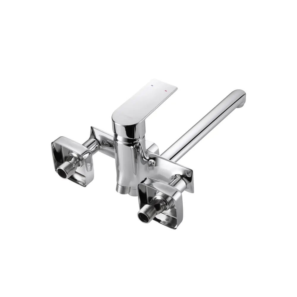 Фото 4 Смеситель для ванны Osgard Endi 17223 однорычажный универсальный с лейкой и шлангом цвет хром Фото 4 Смеситель для ванны Osgard Endi 17223 однорычажный универсальный с лейкой и шлангом цвет хром