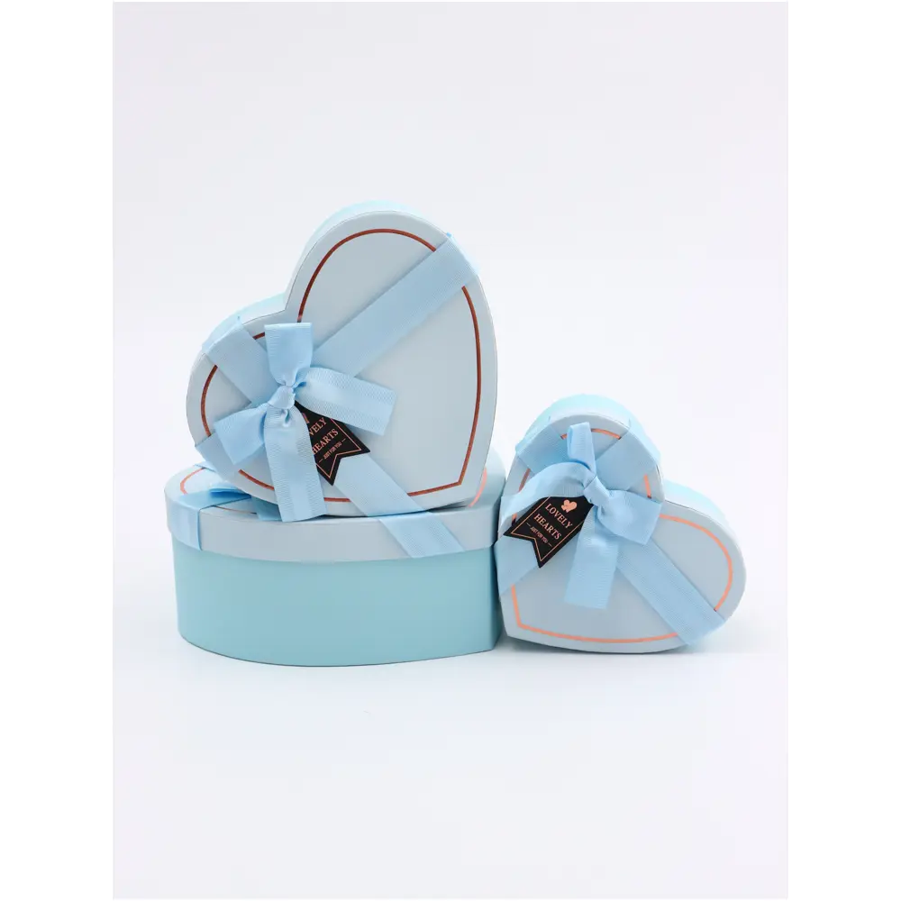 Фото 3 Подарочная коробка Upak land 3 в 1 сердца 9x20 см синий 10782573 Фото 3 Подарочная коробка Upak land 3 в 1 сердца 9x20 см синий 10782573